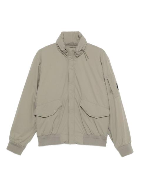 lens-detail bomber jacket