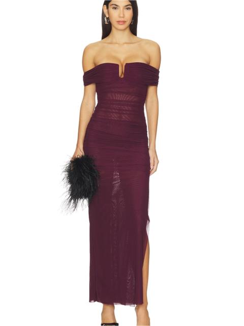 Poppy Gathered Maxi Dress