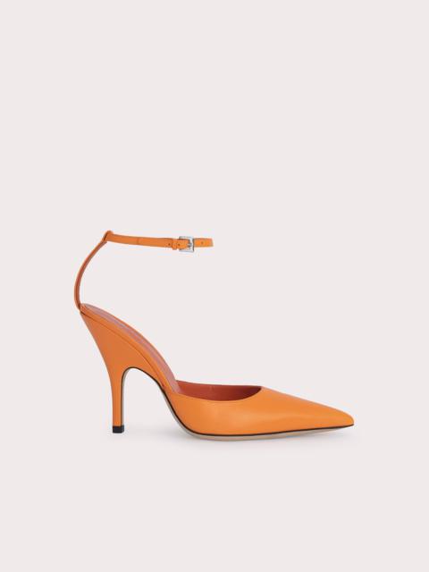 Eliza Orange Nappa Leather