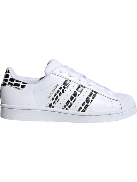 adidas Superstar White Leopard Stripes (Women's)