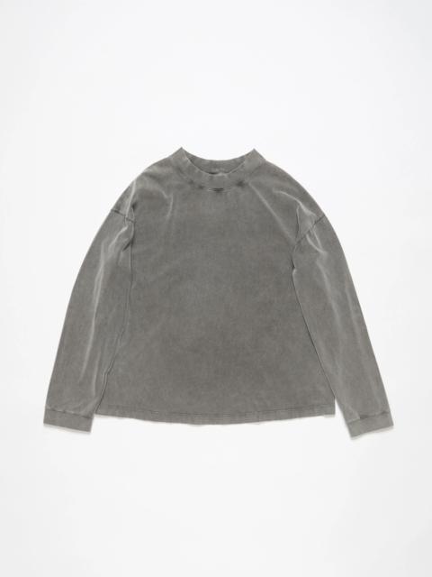 Crew neck sweater - Relaxed unisex fit - Faded black