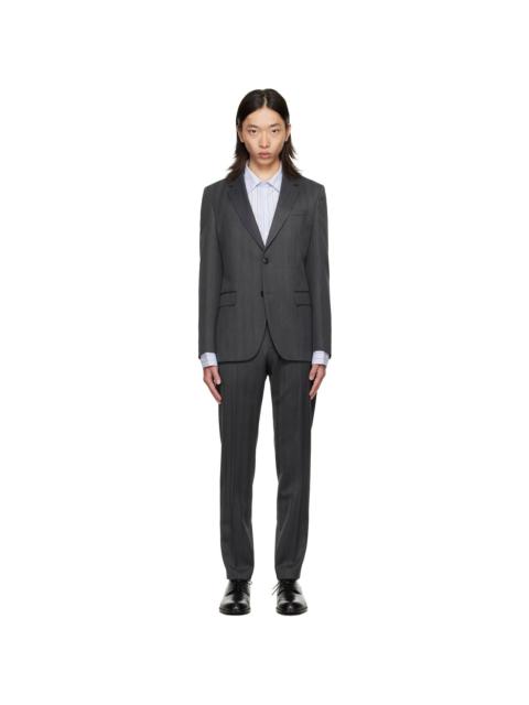 Gray Slim-Fit Two-Piece Suit