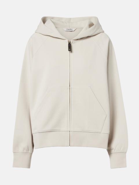 Alma cotton-blend hoodie