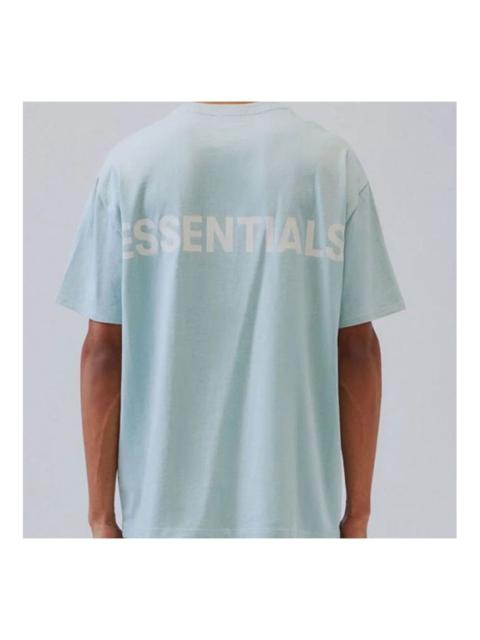 Men's Fear of God Essentials Basic Short Sleeve Light Blue FOG-SS20-122