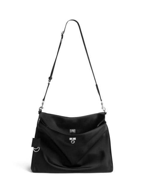 Men's Rodeo Messenger Bag Medium in Black