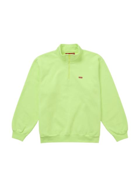 Supreme Small Box Half Zip Pullover Bright Green