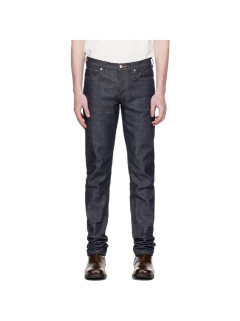 Navy Petit Standard Jeans