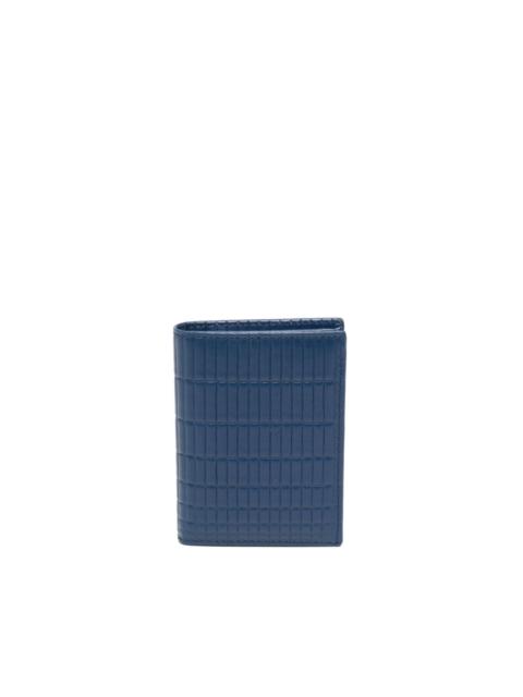 embossed-brick bi-fold wallet