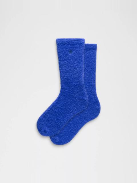 Unisex Fuzzy Crew Socks