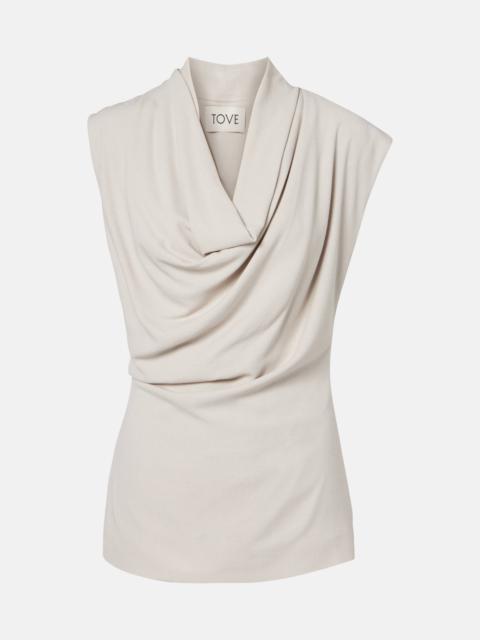 Nuala draped top