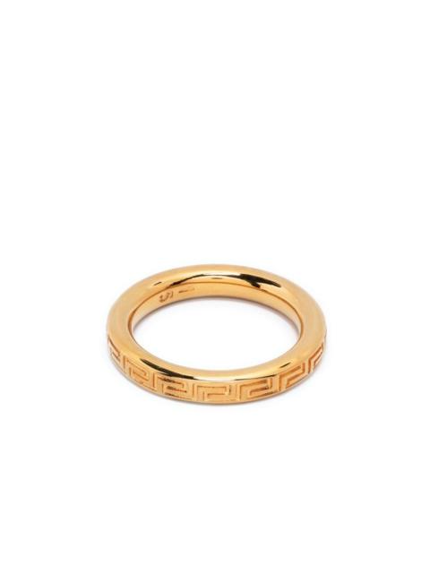 Greca engraved ring