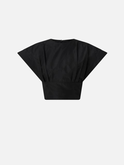 CROP TOP WITH WIDE SLEEVES