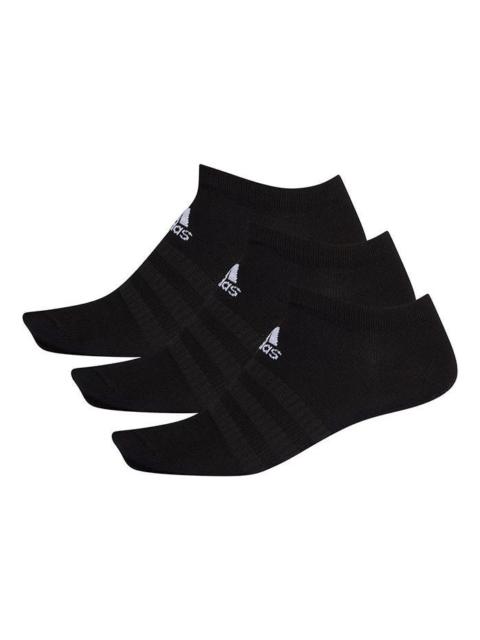 adidas Light Low 3pp Training Sports Socks Black DZ9402