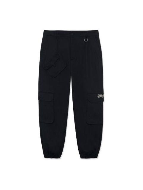 Li-Ning BadFive Changan Boy Loose Fit Cargo Pants 'Black' AKXR619-1