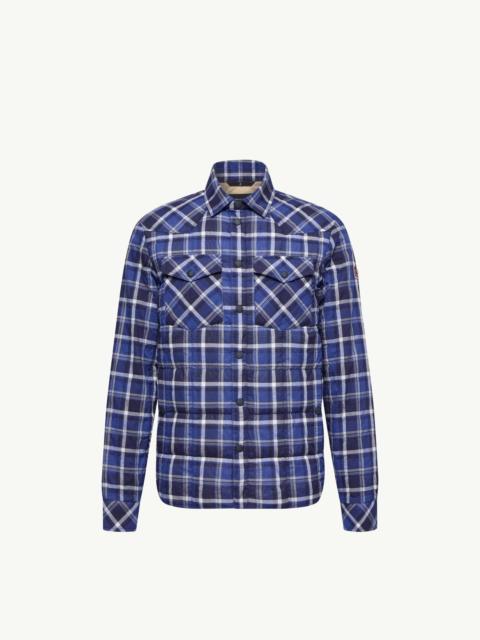 Gelt Check Cotton Blend Down Shirt Jacket