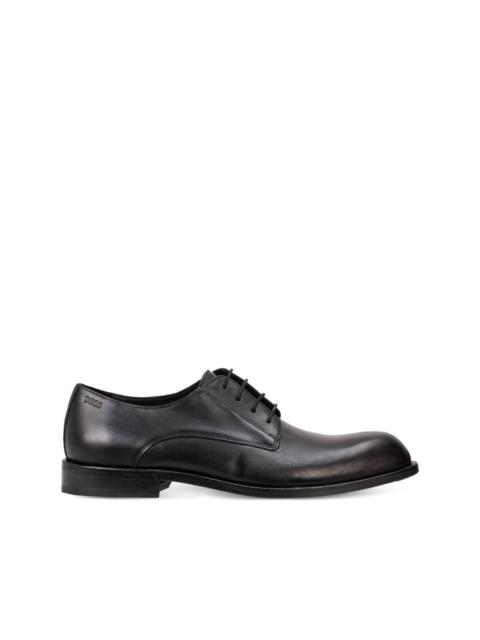 lace-up leather derby shoes