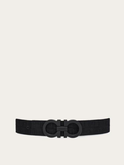 Fixed reversible Gancini belt