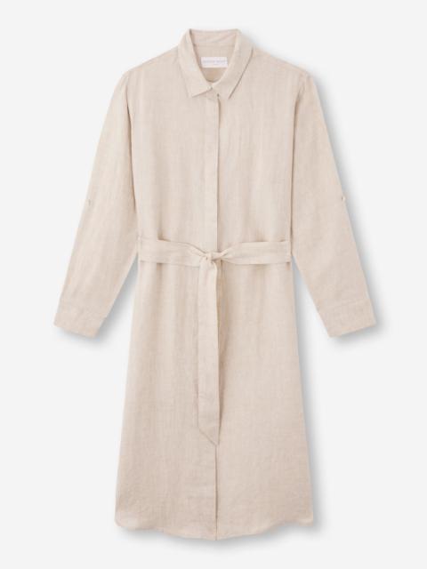 Women's Dress Sicily Linen Sand