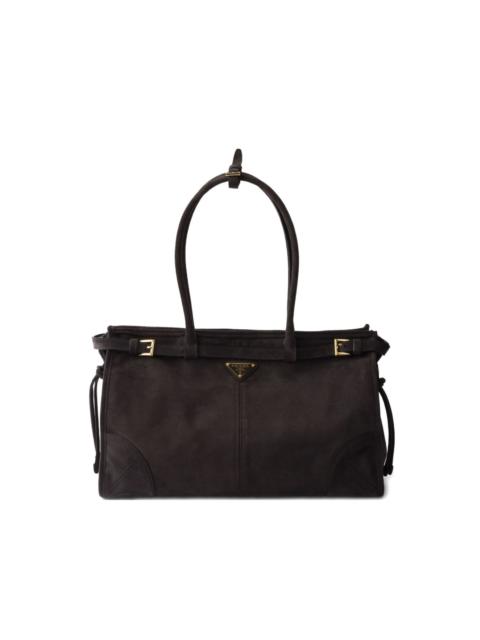 large Bonnie suede tote bag