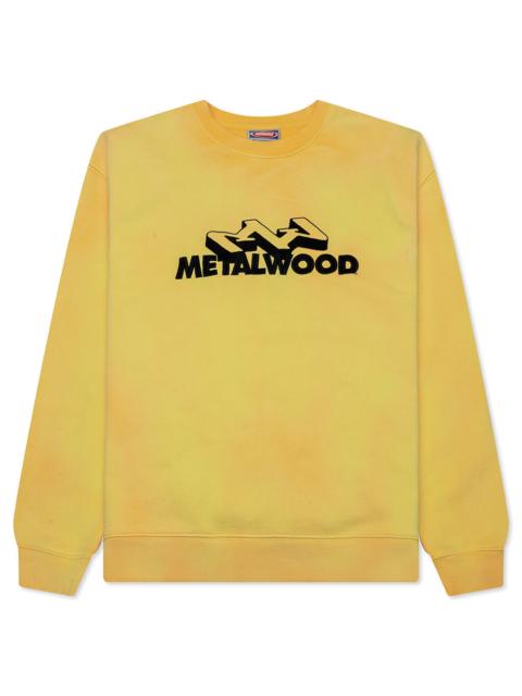MOUNTAINEER CREWNECK SWEATSHIRT - GOLD