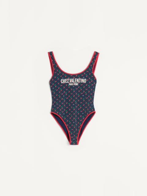 LYCRA SWIMSUIT WITH CHERRYFIC PRINT