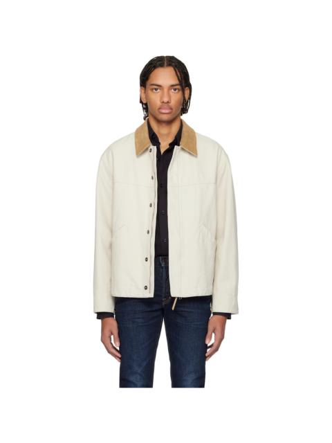 Tan Cotton Canvas Workwear Jacket