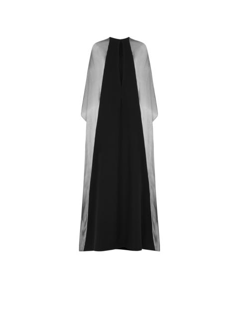 SILK CREPE CHIFFON KAFTAN