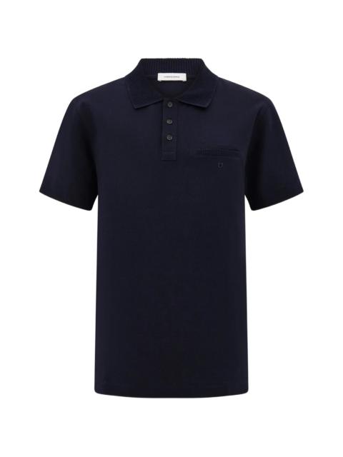 Ferragamo Gancini-embroidered Cotton Polo Shirt