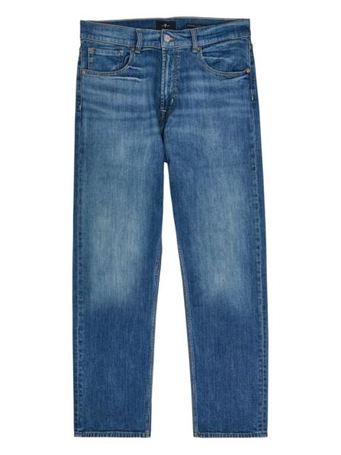 five-pocket straight jeans