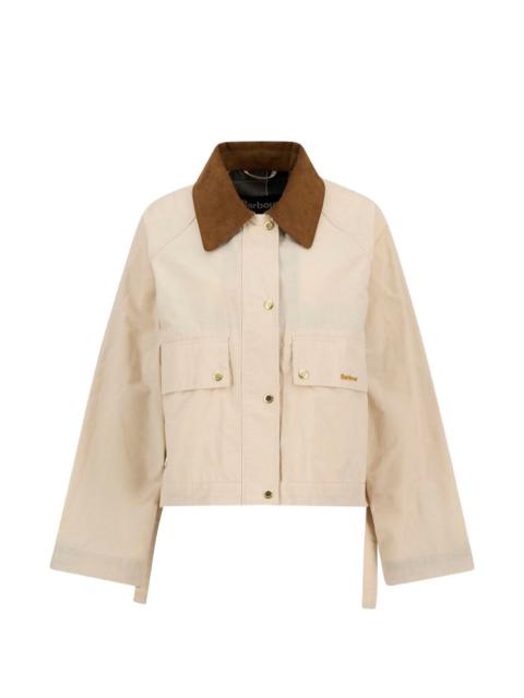 Medland corduroy-collar jacket