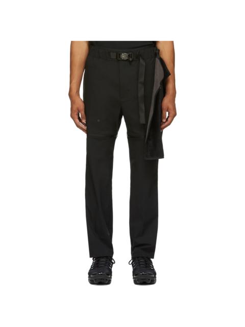 Black MMW Edition Convertible  3-in-1 Lounge Pants