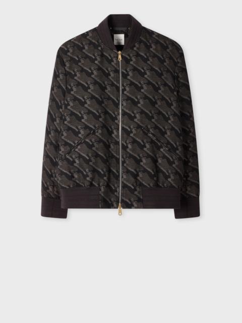 'Rabbit' Jacquard Bomber Jacket