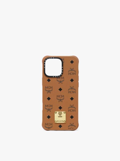 iPhone 16 Pro Max MCM X CASETiFY Brass Plate BioVeg iPhone Case