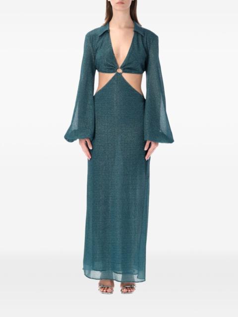 Lumière cut-out long dress