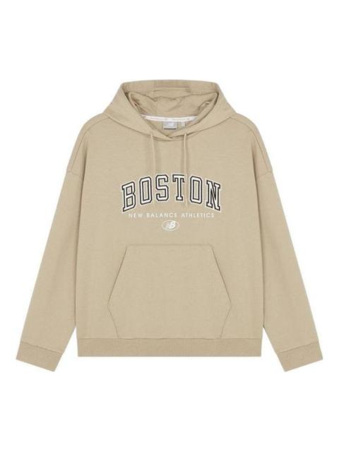 (WMNS) New Balance Sport Hoodie 'Beige' 5CC17162-BEI