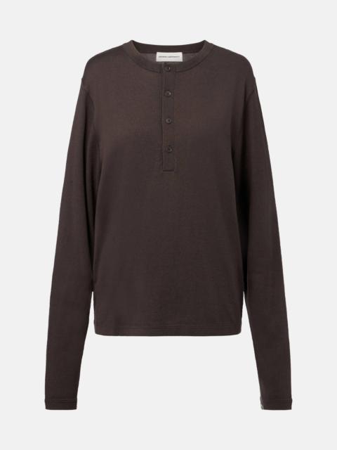 N°370 Herman cotton and cashmere Henley shirt