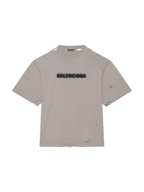 Blurry Wide Fit T-shirt in Grey