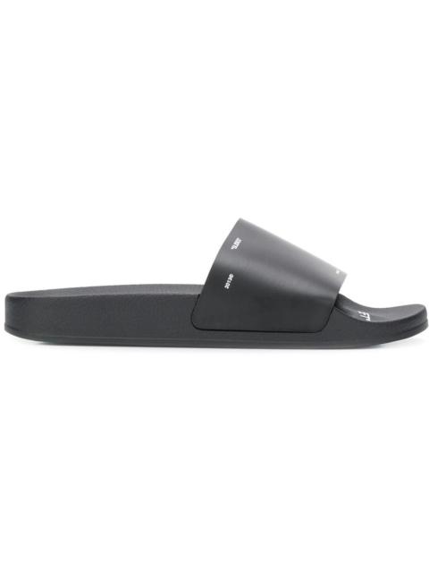 Off-White Corporate Slides Black FW18