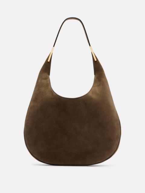 Florence suede shoulder bag