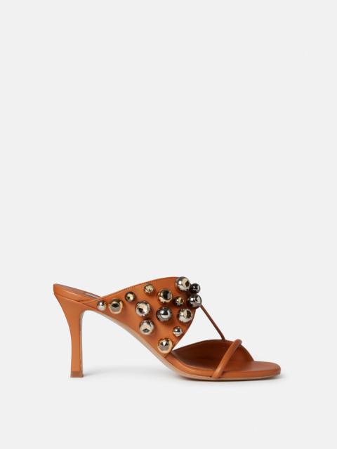 Stella 100 Lace-Up Stud Mules
