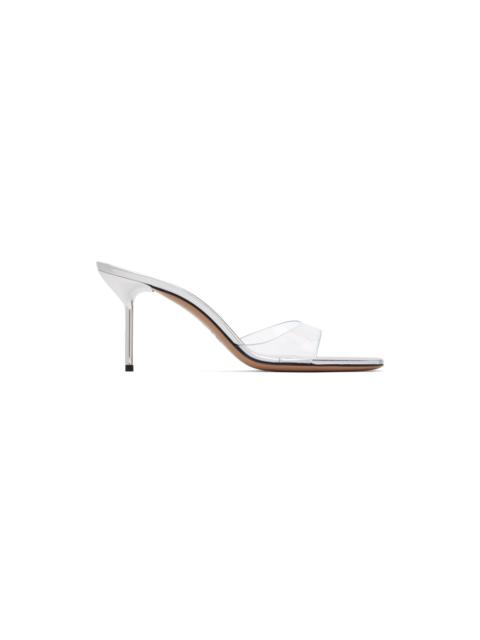 Silver Lidia Mule 70 Heeled Sandals