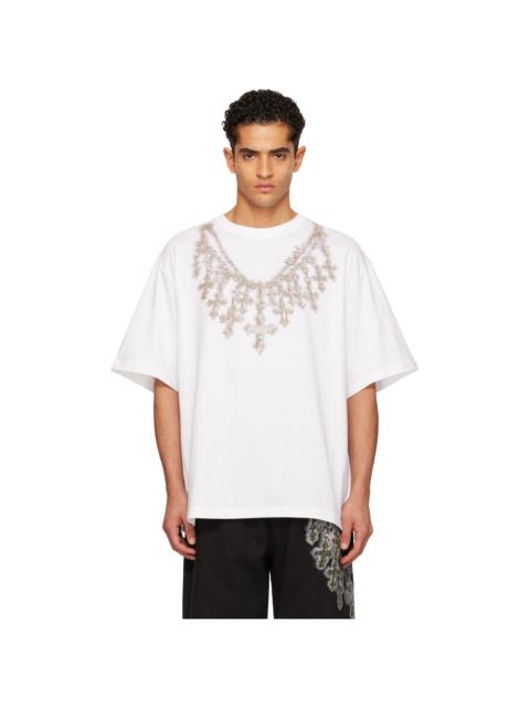 White Cross Necklace T-shirt