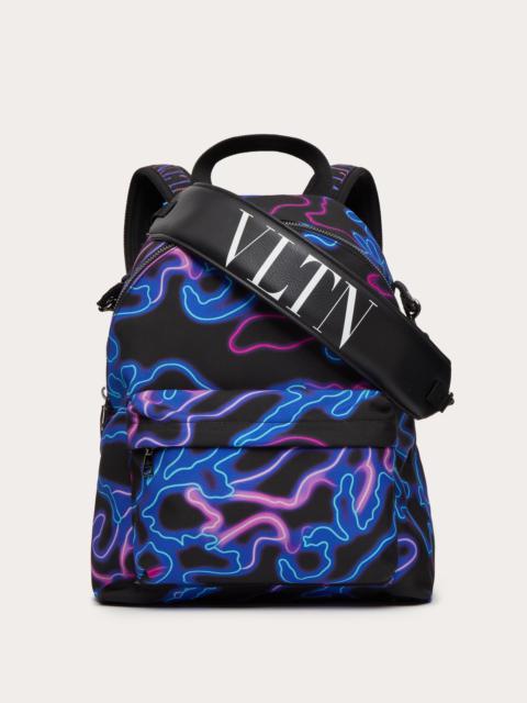 NEON CAMOU BACKPACK IN NYLON