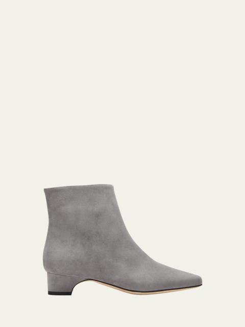 Tolarc Suede Zip Ankle Booties