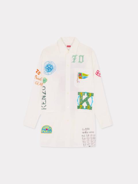 'KENZO Drawn Varsity' long oversized shirt