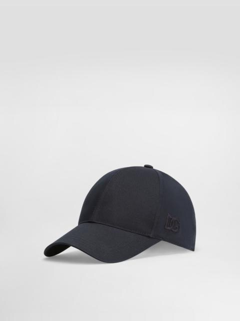 Cotton gabardine baseball cap
