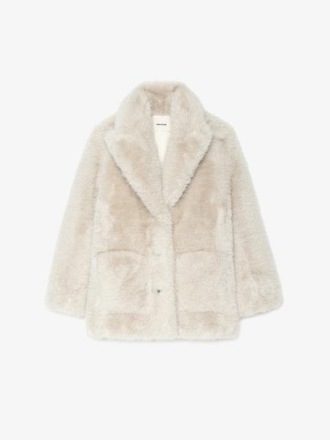 Fleur Faux Fur Coat