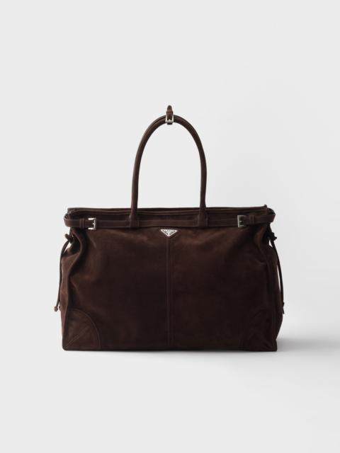 Prada Bonnie suede tote bag