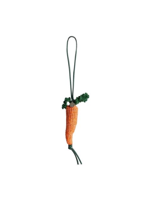 crocheted-carrot charm