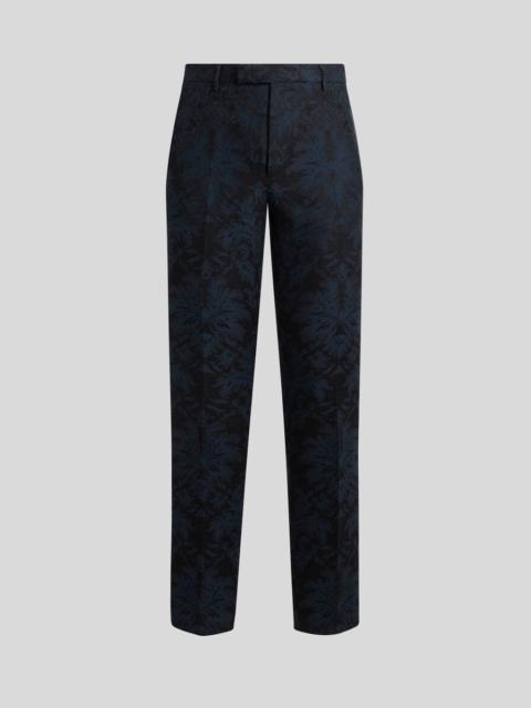 FLORAL JACQUARD TROUSERS